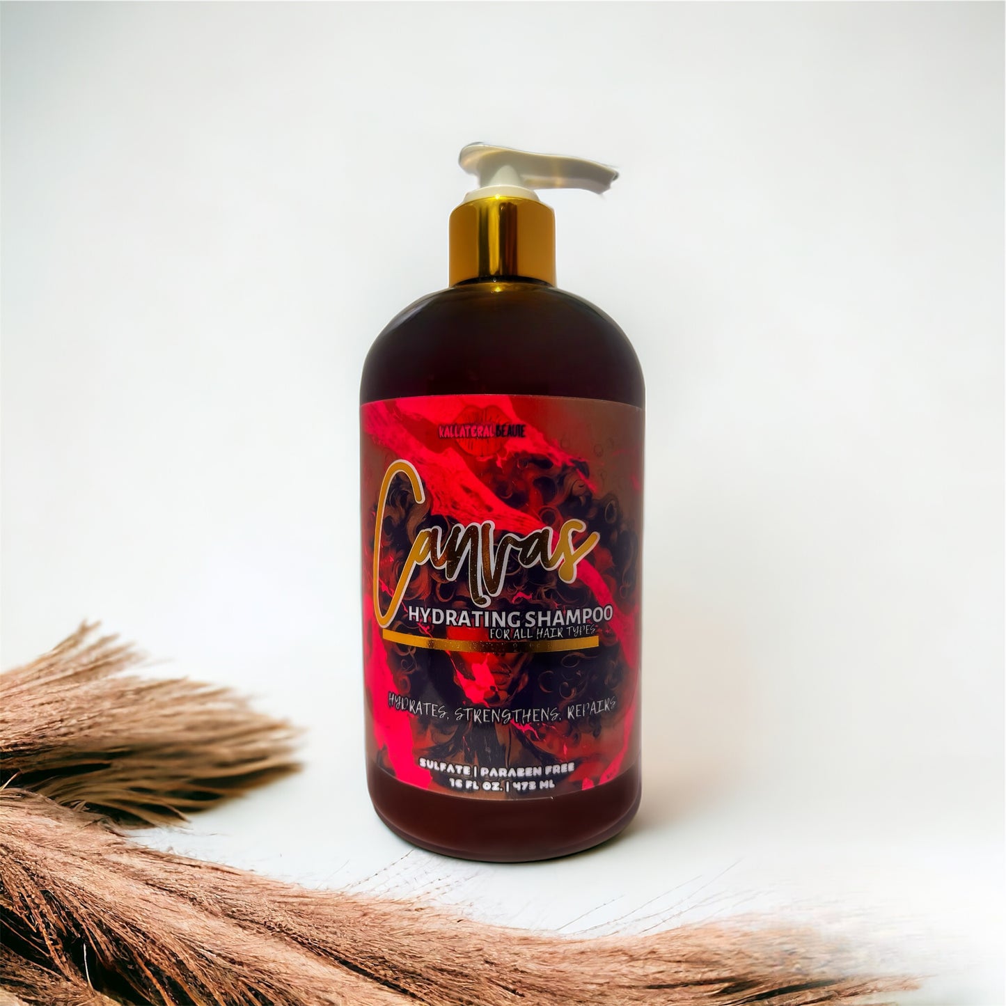 Hydrating Shampoo: Keratin, Marula Oil, Shea Butter Formula for Healthy Hair