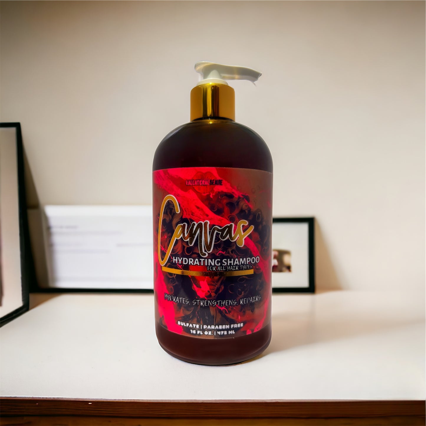 Hydrating Shampoo: Keratin, Marula Oil, Shea Butter Formula for Healthy Hair